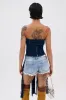 GOT A LOT GOING ON DENIM CORSET sold by AKIRA