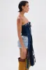 GOT A LOT GOING ON DENIM CORSET sold by AKIRA