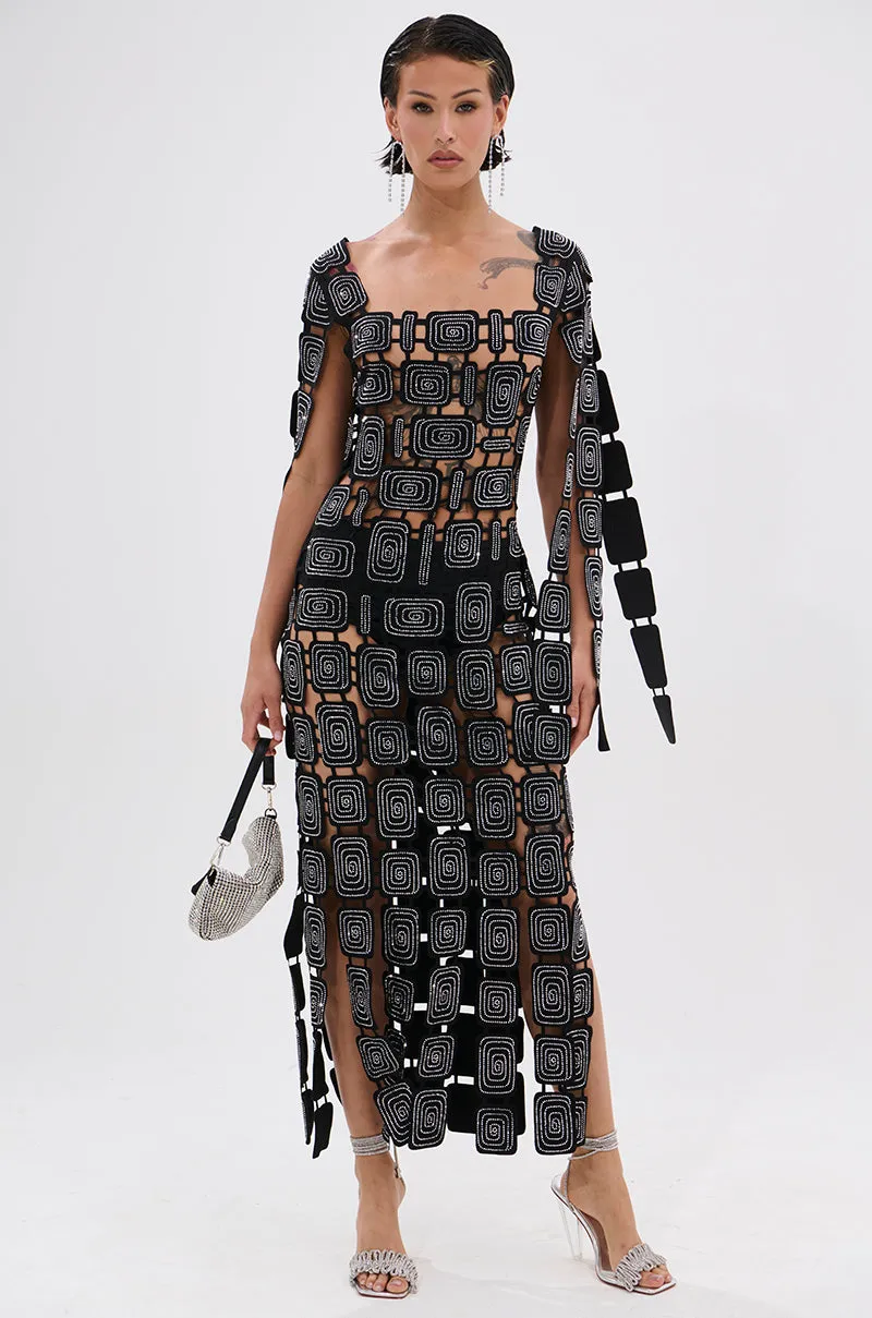 ONLY ONE OF ME RHINESTONE MIDI DRESS sold by AKIRA product image thumbnail 2