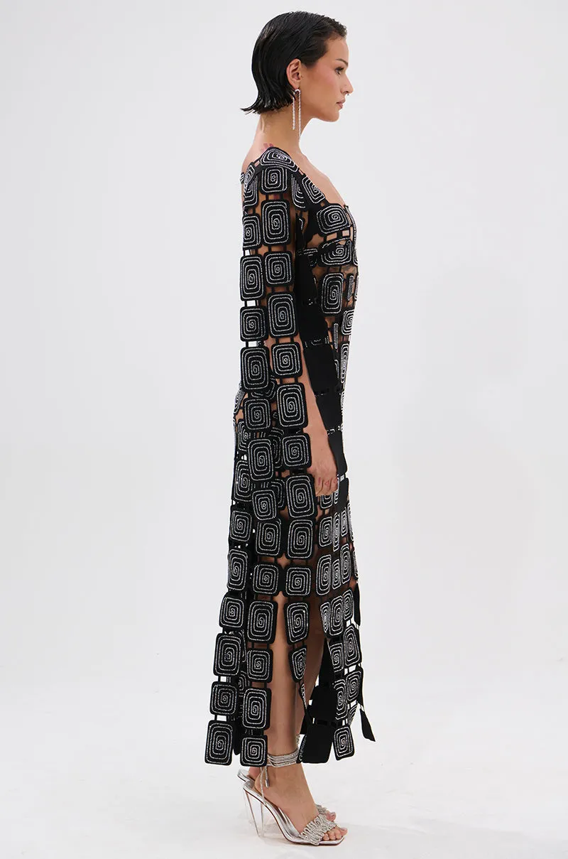 ONLY ONE OF ME RHINESTONE MIDI DRESS sold by AKIRA product image thumbnail 4
