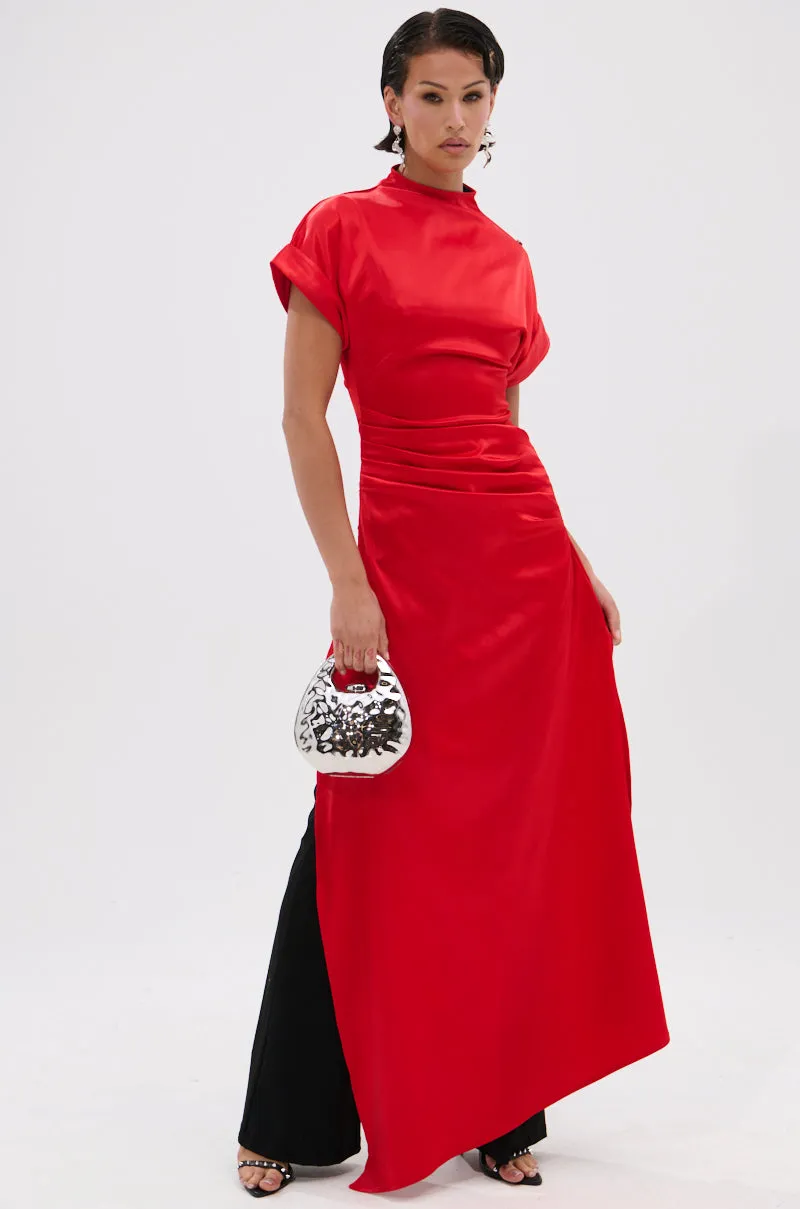 HILLARY SATIN BLOUSE sold by AKIRA product image thumbnail 3