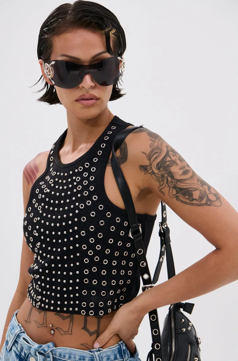 JANE GROMMET TANK TOP sold by AKIRA product image thumbnail 3