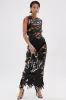 ROUND OF APPLAUSE CUTOUT MAXI DRESS sold by AKIRA