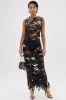 ROUND OF APPLAUSE CUTOUT MAXI DRESS sold by AKIRA