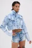 ARIANNE PATCHWORK DENIM JACKET sold by AKIRA