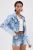 ARIANNE PATCHWORK DENIM JACKET sold by AKIRA