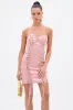 FAR FROM CASUAL SATIN MINI DRESS sold by AKIRA