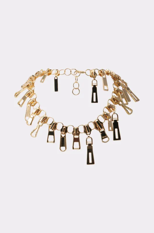 ZIP IT NECKLACE sold by AKIRA