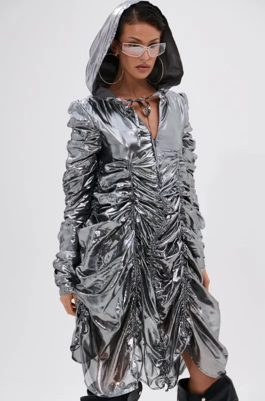 WAYS TO GO METALLIC ADJUSTABLE DRESS sold by AKIRA