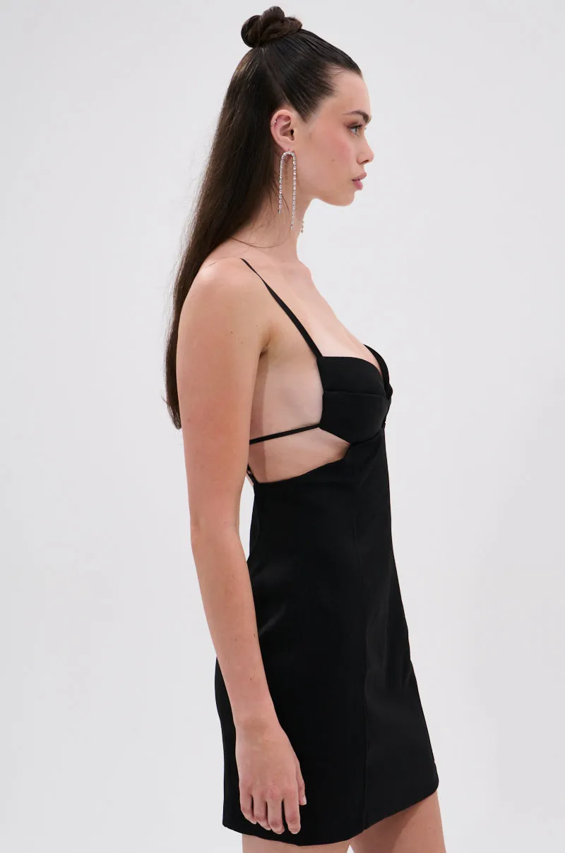 MIAMI NIGHTS MINI DRESS WITH CUTOUTS sold by AKIRA product image thumbnail 3