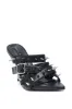 AZALEA WANG PEREGRINE BLACK STUD AND SPIKE MULE SANDAL sold by AKIRA