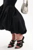 AZALEA WANG PEREGRINE BLACK STUD AND SPIKE MULE SANDAL sold by AKIRA