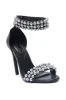 AZALEA WANG ILYA BLACK EMBELLISHED SANDAL sold by AKIRA