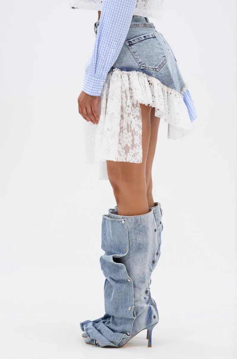 LET'S HAVE FUN MINI SKIRT sold by AKIRA product image thumbnail 3