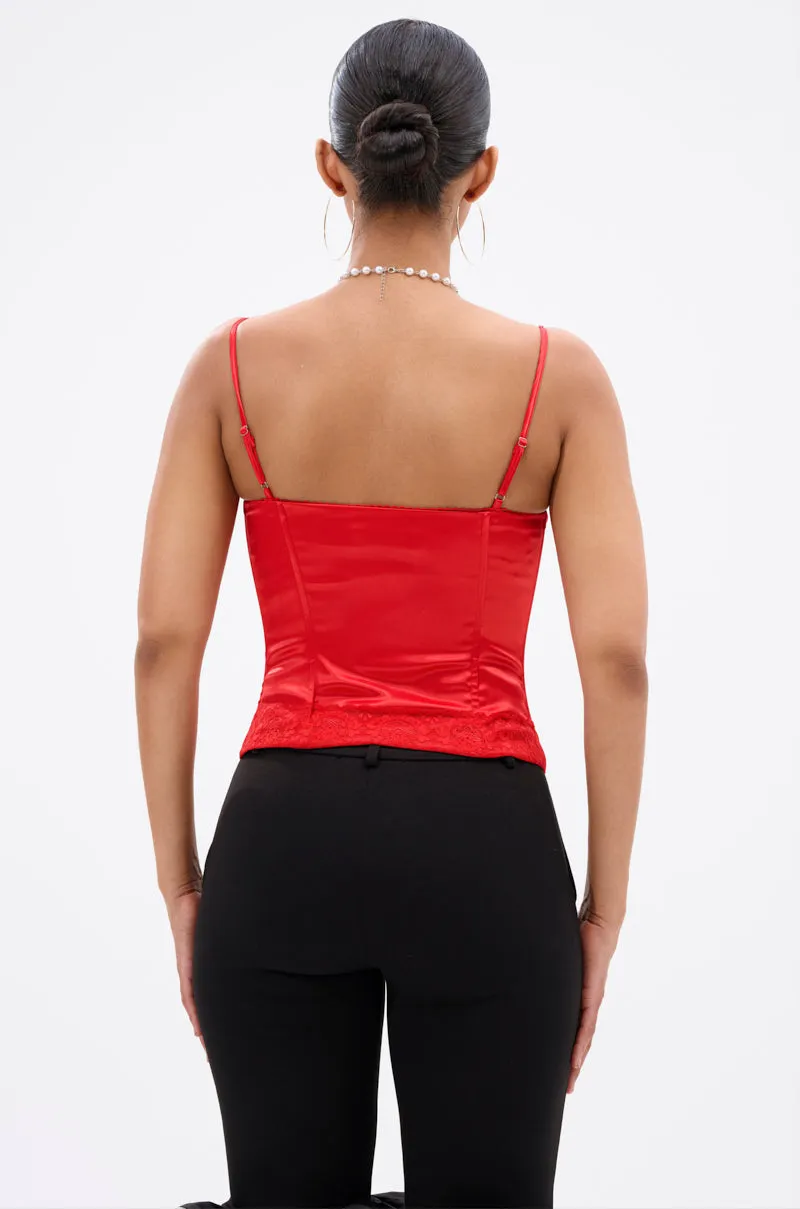 EXQUISITE SATIN LACE CORSET sold by AKIRA product image thumbnail 5