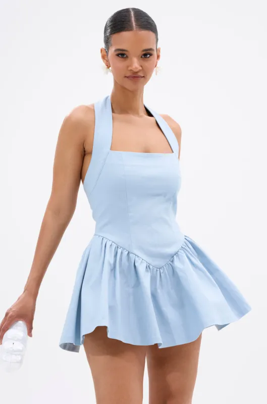 LAKIN HALTER MINI DRESS sold by AKIRA