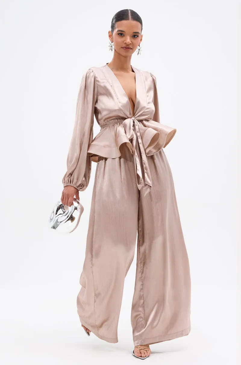 ELEGLANT WIDE LEG PALAZZO PANT sold by AKIRA