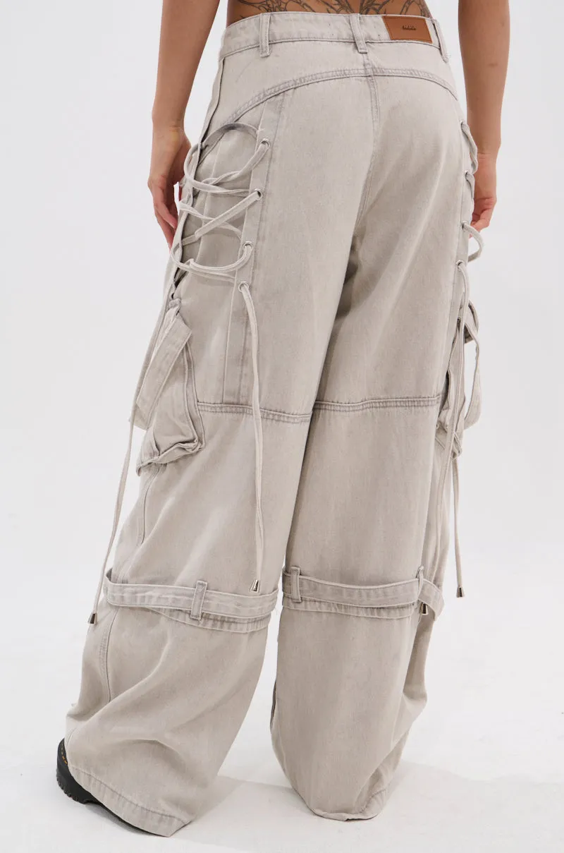 KARA DENIM CARGO PANT sold by AKIRA product image thumbnail 5