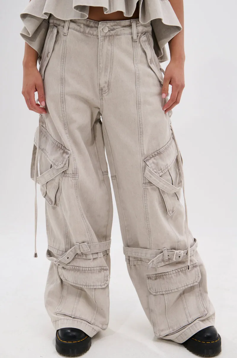 KARA DENIM CARGO PANT sold by AKIRA product image thumbnail 2