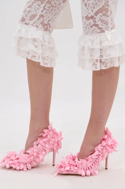 AZALEA WANG STACIA PINK BOW PUMP sold by AKIRA