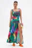 ALAIA PRINTED MAXI DRESS sold by AKIRA