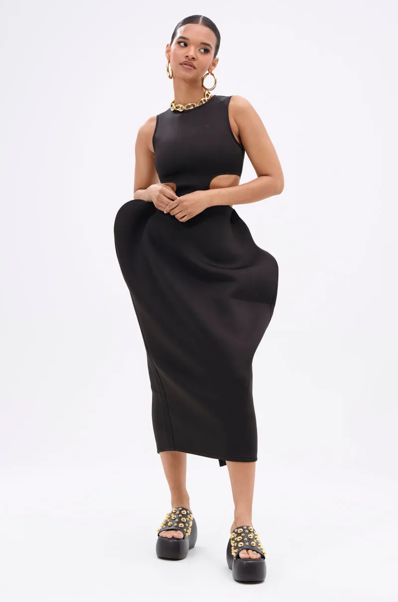ONE OF ONE ABSTRACT MIDI DRESS sold by AKIRA product image thumbnail 3
