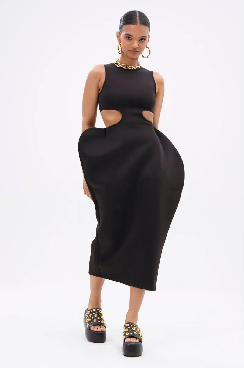 ONE OF ONE ABSTRACT MIDI DRESS sold by AKIRA product image thumbnail 2