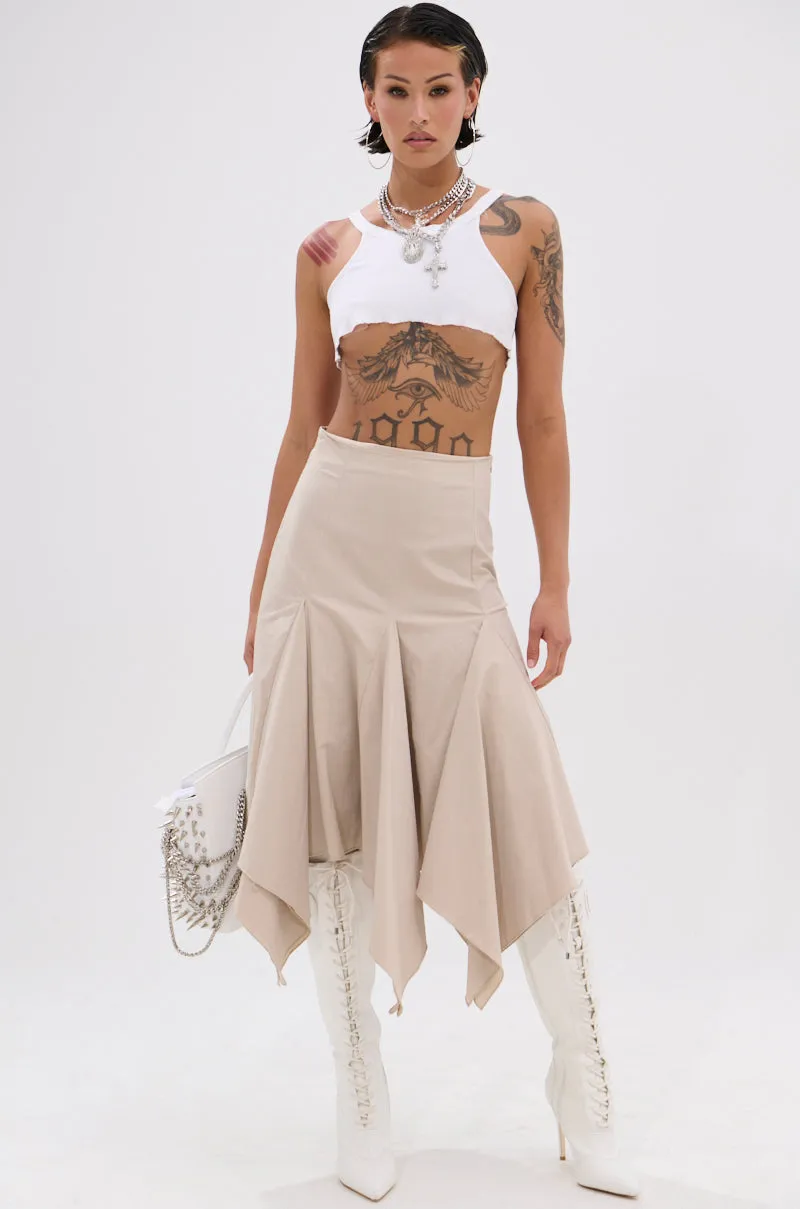 HANNAH MIDI SKIRT sold by AKIRA