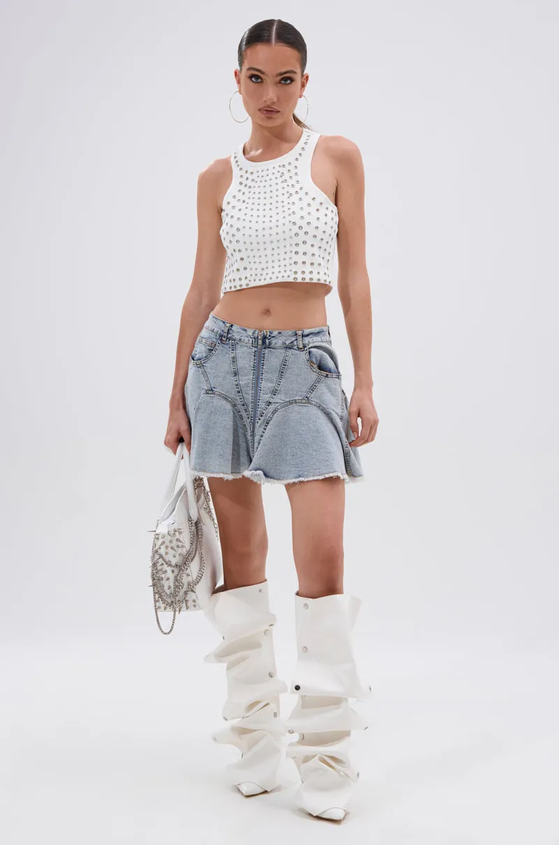 JANE GROMMET TANK TOP sold by AKIRA product image thumbnail 5