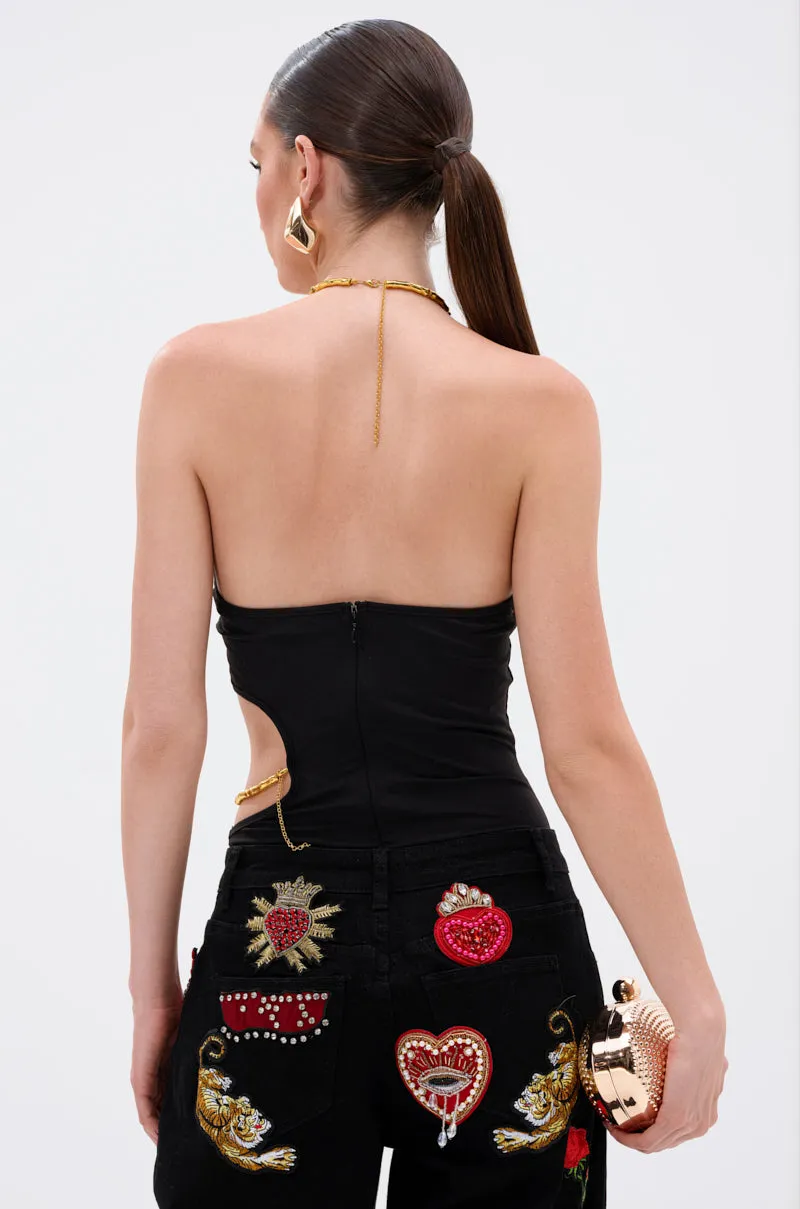 ALWAYS THINKING BODYSUIT WITH CUTOUT sold by AKIRA product image thumbnail 5