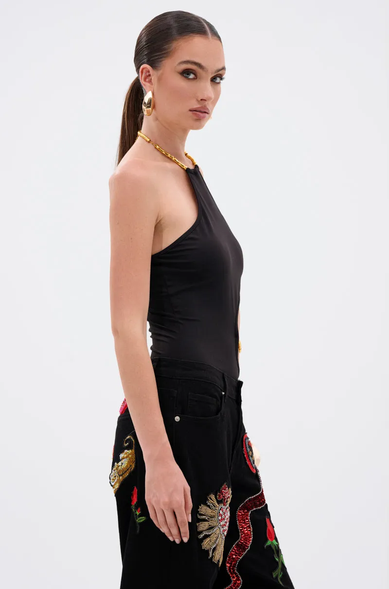 ALWAYS THINKING BODYSUIT WITH CUTOUT sold by AKIRA product image thumbnail 4