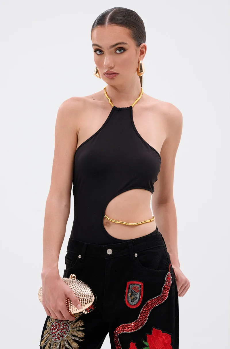 ALWAYS THINKING BODYSUIT WITH CUTOUT sold by AKIRA product image thumbnail 2