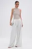 ALL SEASON RHINESTONE MOCK NECK TOP sold by AKIRA