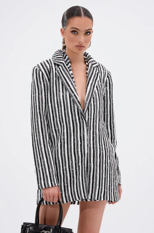 NORTH AVE CROCHET BLAZER sold by AKIRA