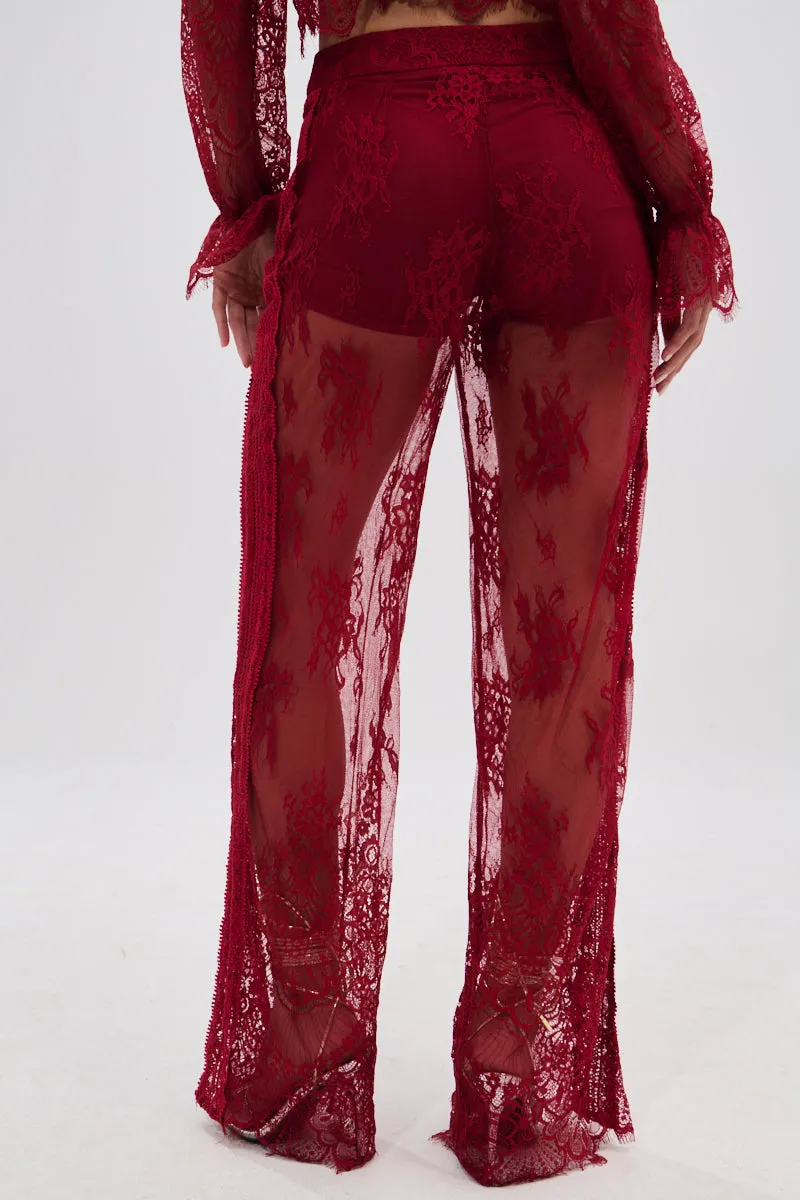LOVE LOST LACE PANT sold by AKIRA product image thumbnail 5