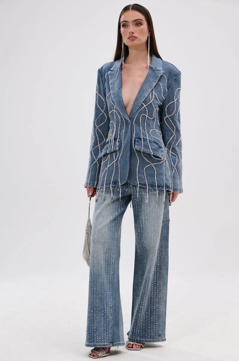 SPARKLE SHINE DENIM PANT sold by AKIRA product image thumbnail 5