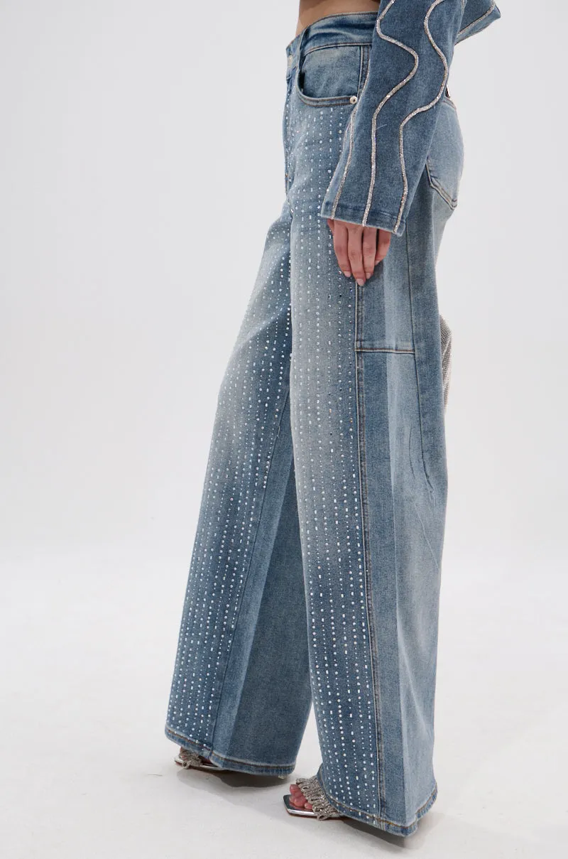 SPARKLE SHINE DENIM PANT sold by AKIRA product image thumbnail 3