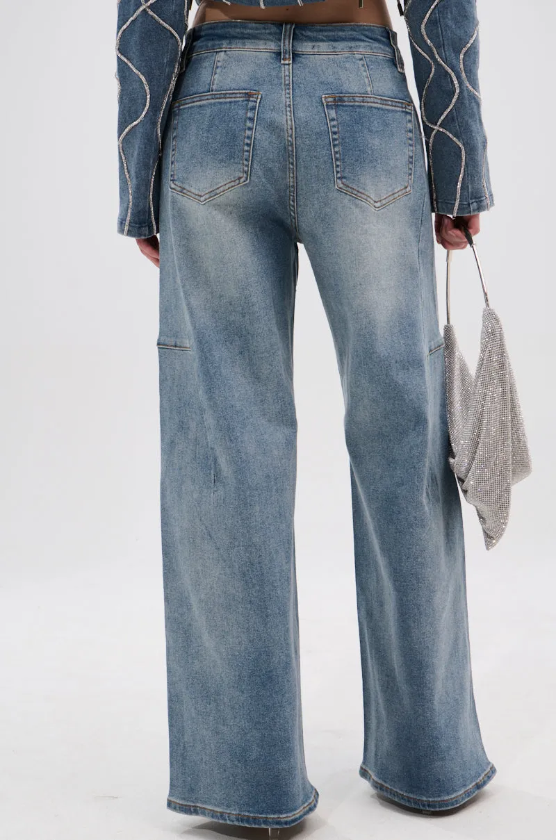 SPARKLE SHINE DENIM PANT sold by AKIRA product image thumbnail 4