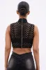 METAL ORB DISTRESSED SLEEVELESS TOP sold by AKIRA