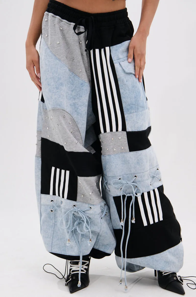 DECONSTRUCTED MASTERPIECE WIDE LEG PANT sold by AKIRA product image thumbnail 4