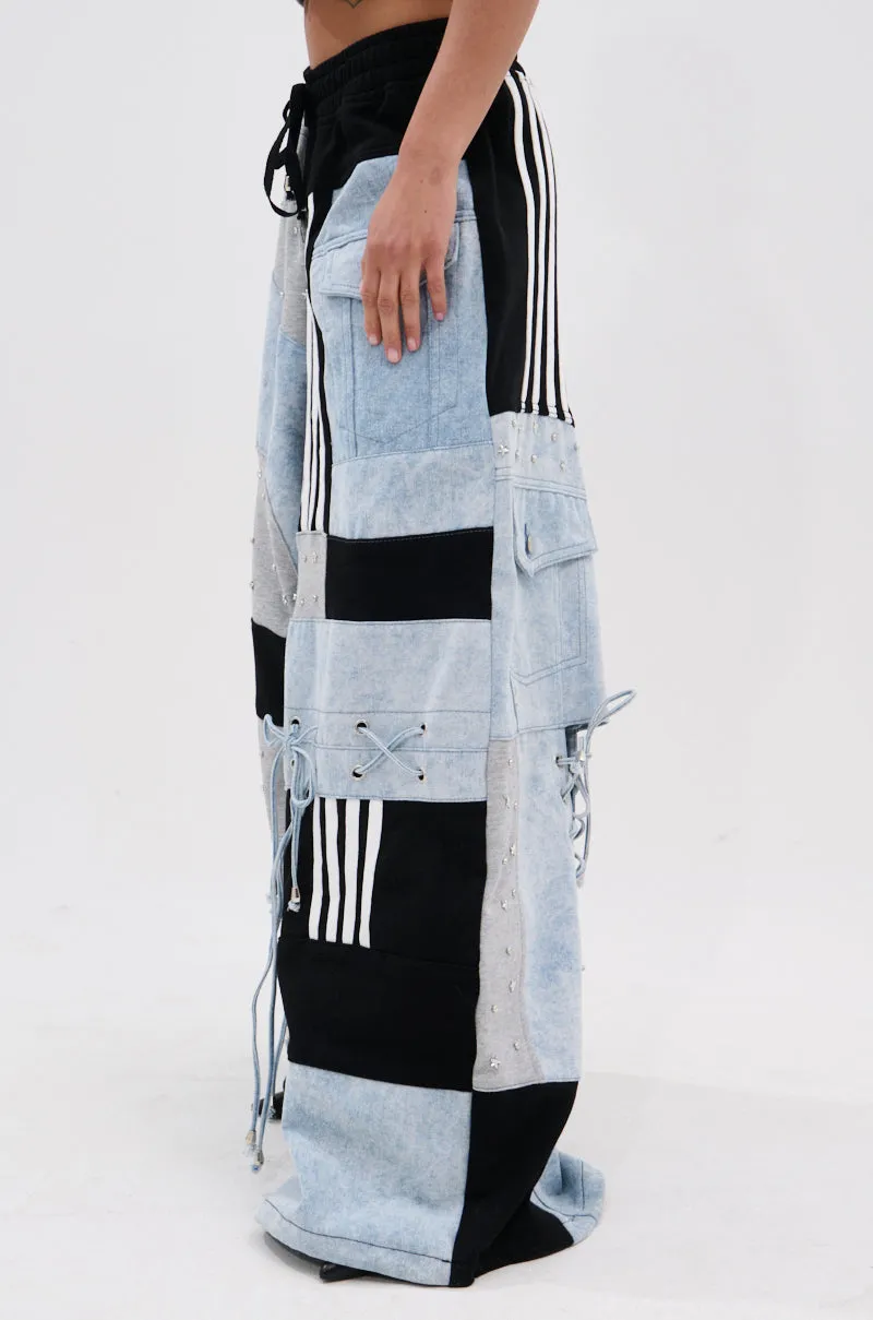 DECONSTRUCTED MASTERPIECE WIDE LEG PANT sold by AKIRA product image thumbnail 5