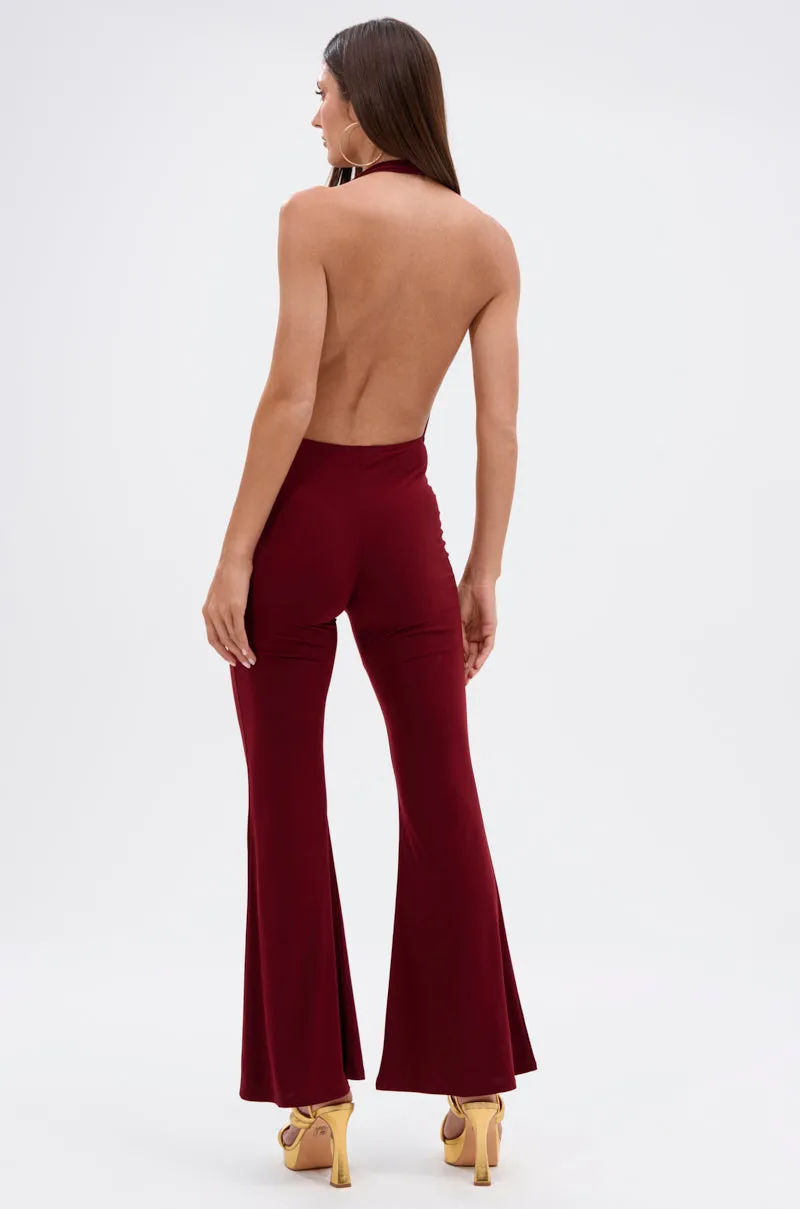 LIKE MAGIC JUMPSUIT IN BURGUNDY sold by AKIRA product image thumbnail 5