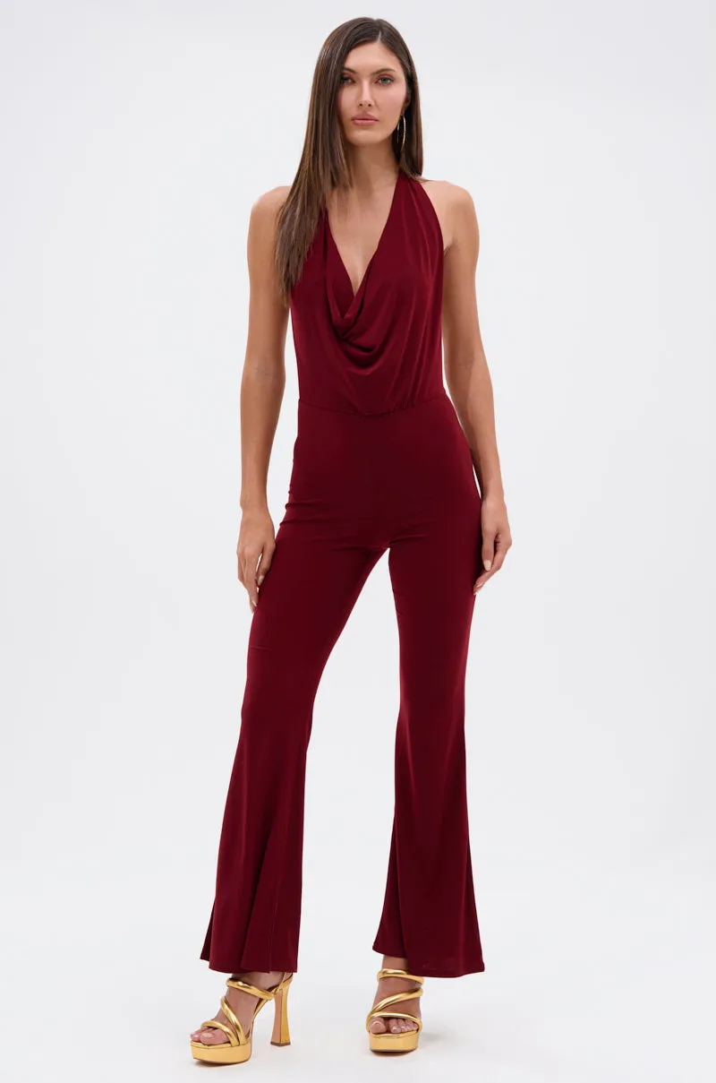 LIKE MAGIC JUMPSUIT IN BURGUNDY sold by AKIRA product image thumbnail 3