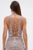 ALL THE BLING RHINESTONE OPEN BACK TOP sold by AKIRA