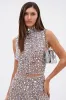 ALL THE BLING RHINESTONE OPEN BACK TOP sold by AKIRA