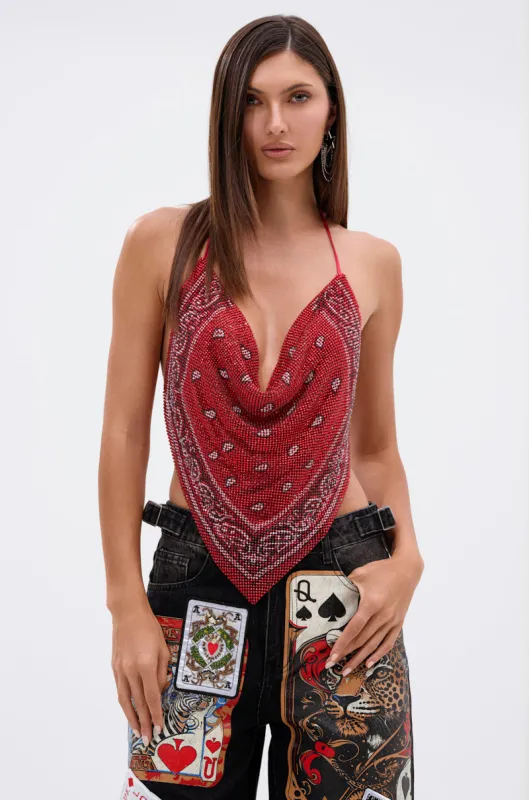 FOREVER AND EVER COWL NECK BLOUSE sold by AKIRA