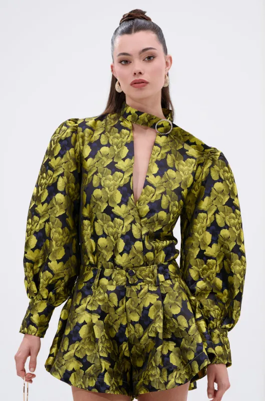 LOOK THIS WAY FLORAL BODYSUIT sold by AKIRA