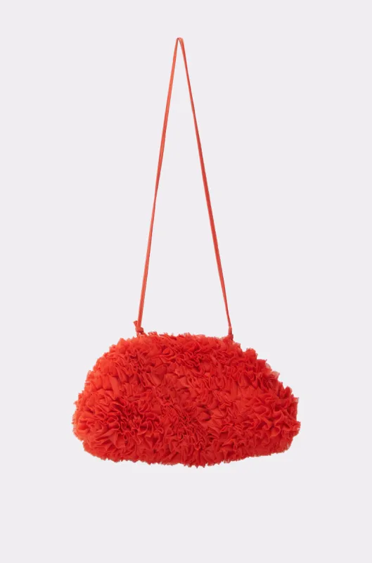 RUFFLED UP CLUTCH sold by AKIRA