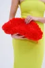 RUFFLED UP CLUTCH sold by AKIRA