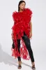 LOVER RUFFLE BLOUSE sold by AKIRA